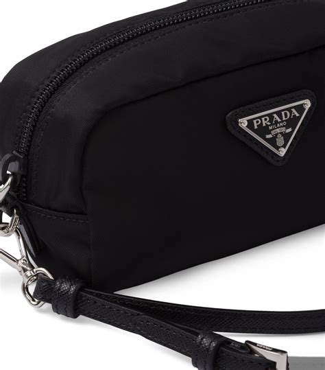 prada makeup bag small|Prada cosmetic bag nylon.